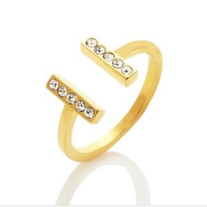 NWT Kate Spade Dainty Sparklers Bar Ring Size 6